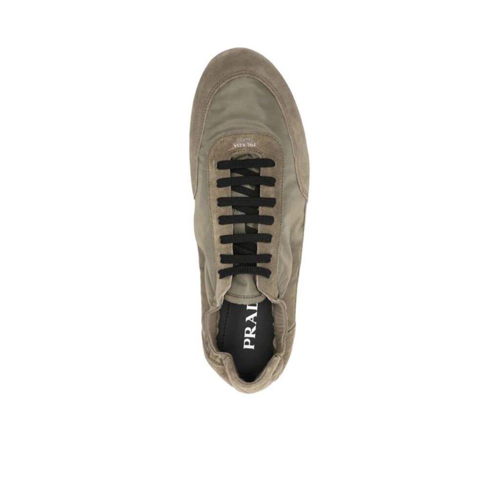 Prada Men Collapse Sneakers In Re-Nylon And Suede - Picture 4 of 4